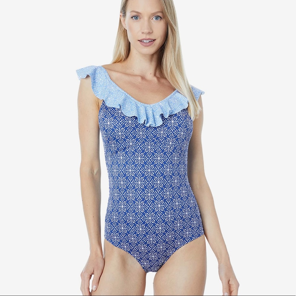 COPY - Cabana Life West Indies Ruffle One Piece